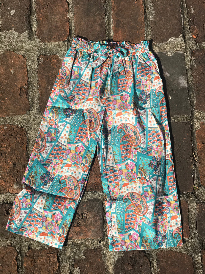 Paisley Print Pants