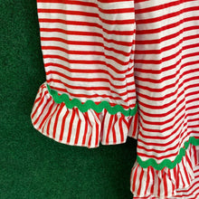 Load image into Gallery viewer, Girl Ruffle Santa Pj Set
