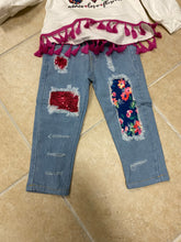 Load image into Gallery viewer, Peace Love Floral Pant Set
