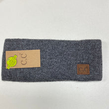 Load image into Gallery viewer, Soft Ribbed Leather Patch C.C. Head Wrap
