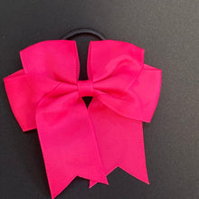 Load image into Gallery viewer, 4 1/2” Solid Ribbon Bow w/Scrunchie
