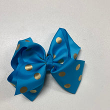 Load image into Gallery viewer, 8” Polka Dot Alligator Clip Bows
