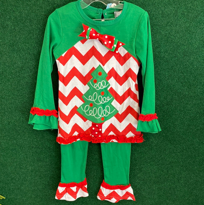 Christmas Tree Ruffle Set