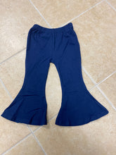 Load image into Gallery viewer, Navy Bell Bottom Pants
