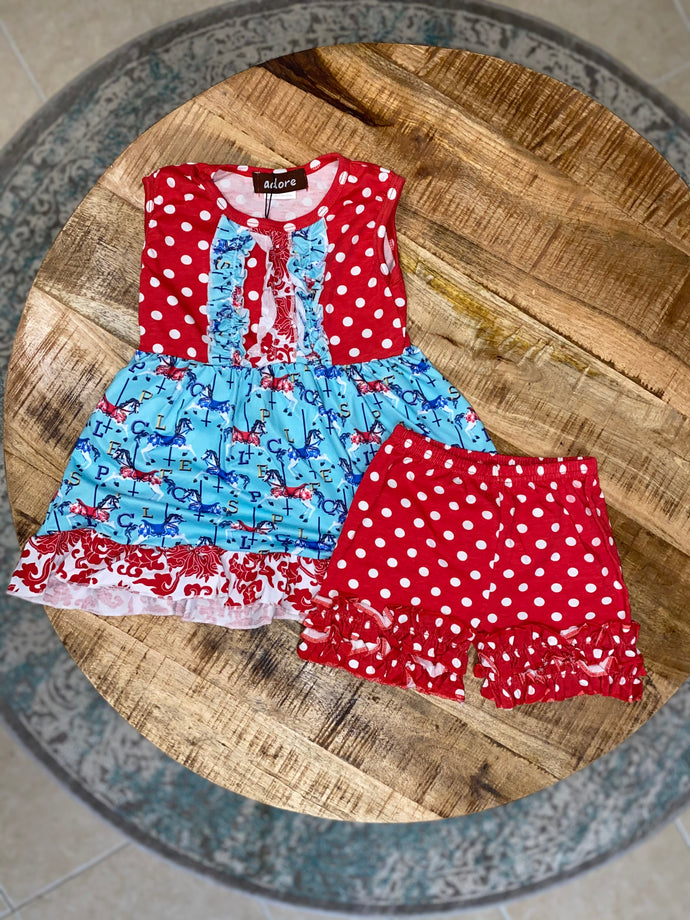 Red Polka Dot Set