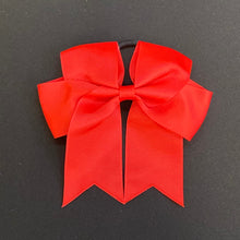 Load image into Gallery viewer, 4 1/2” Solid Ribbon Bow w/Scrunchie
