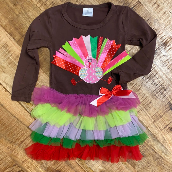 Turkey Dress w/tulle bottom