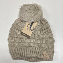 Load image into Gallery viewer, Solid Pom CC Beanie
